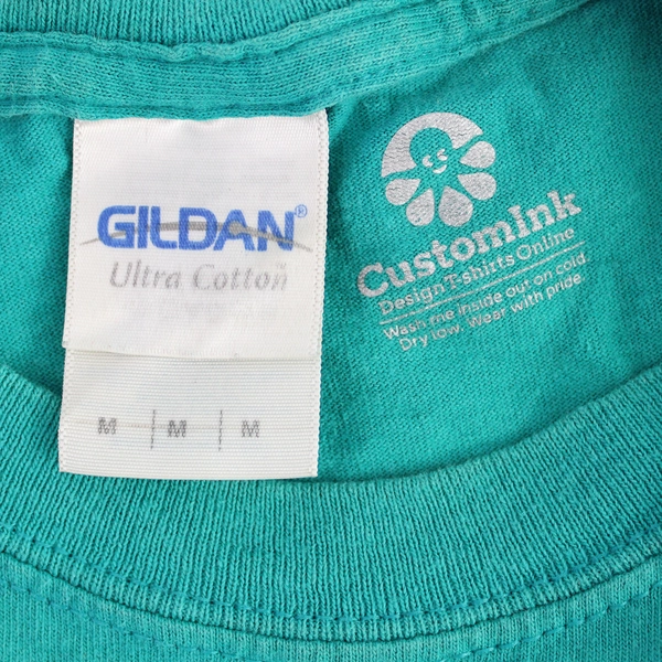 Gildan Teal Linfield University Graphic T-Shirt Adult Size Medium