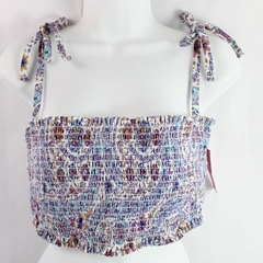 NWT Xhileration Paisley Patterned Bikini Top Women's Size 14W