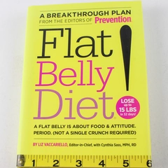 Flat Belly Diet by Liz Vaccariello 2008 Hardcover Book in Good Condition