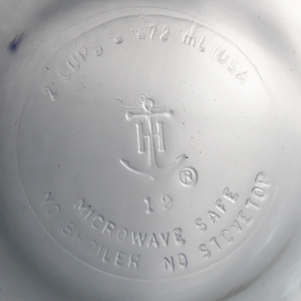 Anchor Hocking Clear Glass Food Storage Container 2 Cup Capacity No Lid