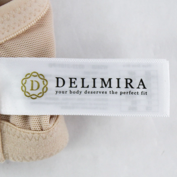 DELIMIRA Women's Plus Size Nude Adjustable Strap Bra Underwire Size 40F NWT