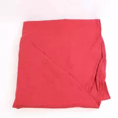 Casual Home 68" Round Red Textured Tablecloth Dining Room Decor