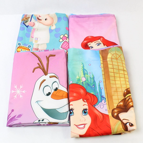 Lot of 4 Disney Princesses & Doc McStuffins Standard Size Multicolor Pillowcases