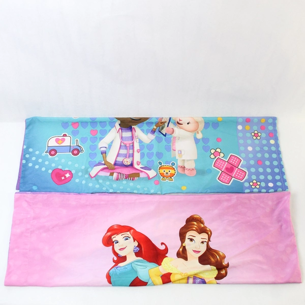 Lot of 4 Disney Princesses & Doc McStuffins Standard Size Multicolor Pillowcases