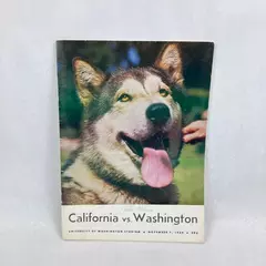 Vintage Washington Sideliner Magazine Nov 7 1964 California vs Huskies