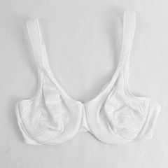 Hanes Solid White Unlined Underwired Bra Women's Size 34D