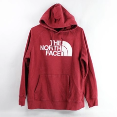 The North Face Red Cotton Blend Hoodie Women's Size Large