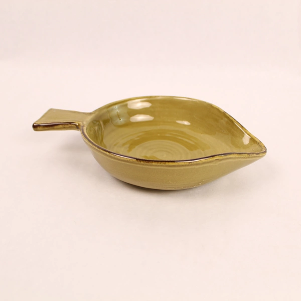 Lot of 3 II Nodo Ceramiche Spoon Rests Made in Italy Cream Rust Green