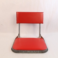 Portable Folding Stadium Chair Bleacher Seat Red Pre-Owned with Minor Wear