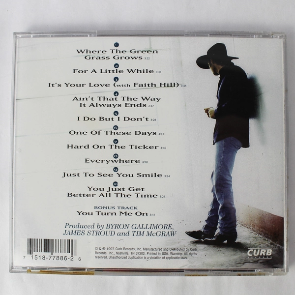 Tim McGraw Everywhere CD Album 1997 Curb Records