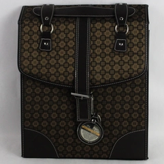 Provo Craft Brown Black Tan Handbag Styled 3 Ring Photo Album 12" x 12"