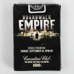 HBO Boardwalk Empire Playing Cards Caesars Atlantic City Canadian Club Whiskey