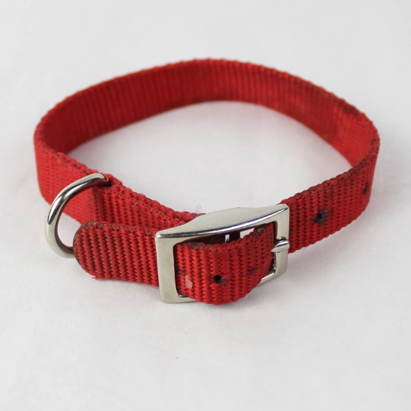 Lot of 3 Pet Accessories 2 Harnesses Green & Yellow 1 Red Collar All Adjustable