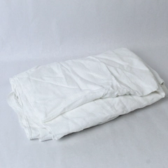 Vintage Tablecloth White Woven Fabric Rectangular Floral Dining Room Home Decor