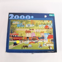 Buffalo Games 2000 Piece Country Station Jigsaw Puzzle Complete & Counted