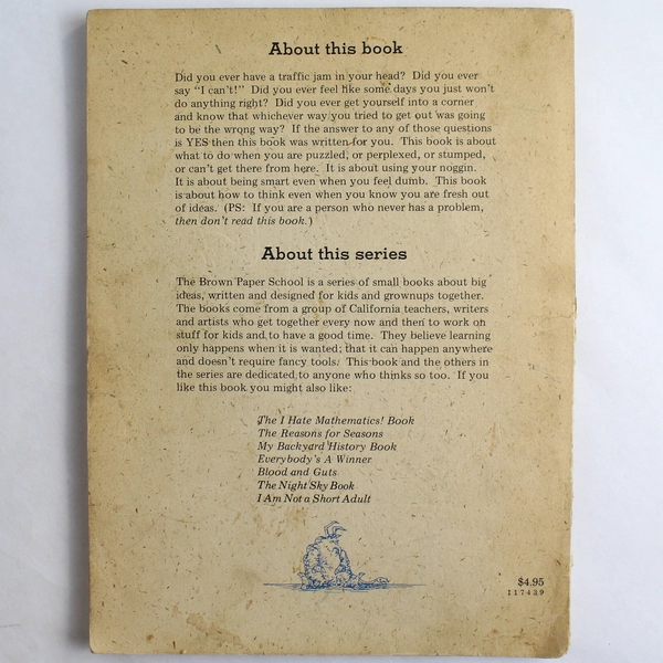 The Book of Think Vintage Illustrated Problem Solving Book by Marilyn Burns