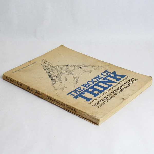The Book of Think Vintage Illustrated Problem Solving Book by Marilyn Burns
