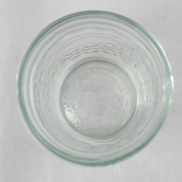 Lot of 7 Vintage Ball Clear Glass Quilted Mason Jars No Lids 8 Oz