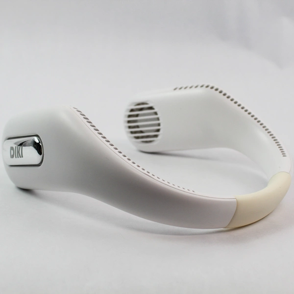 Diki Portable Neck Fan WT-F41 White Rechargeable Tested Pre-Owned 2.5"x8"