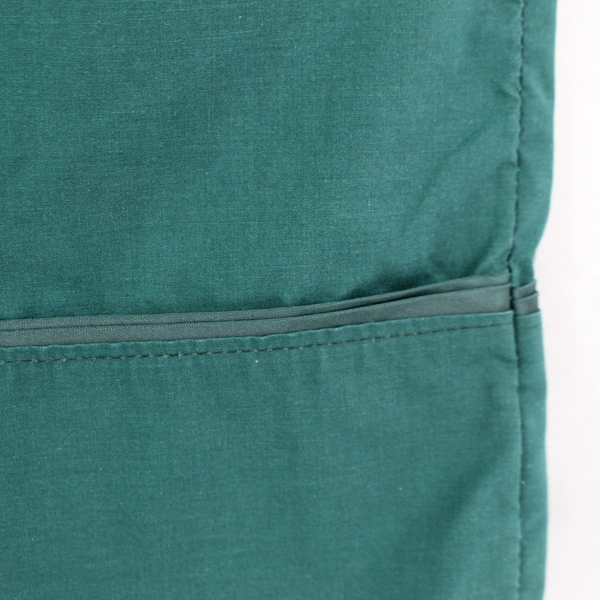 Set of 2 Forest Green Queen Size Pillowcases 20x33"