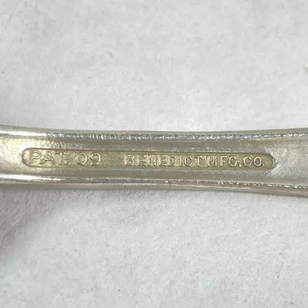 Alvin Mfg Silver Plate 8.25 Inch Long Cocktail Fork 1910 Diana Monogram B