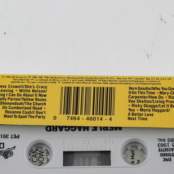 Greatest Country Hits of the 80's Audio Cassette Tape CBS Records 1990