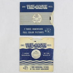 Lot of 2 Vintage View-Master Reels Alabama Tennessee 335 336 World Wonders