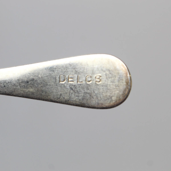 Set of 10 Vintage Albert Pick & Company Delos Sugar Spoons Flatware 4.25 Inch