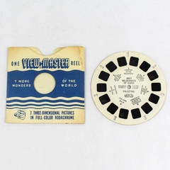 Vintage Sawyer's ViewMaster Palestine Wilderness of Judea 4017 World Wonders