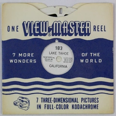 Vintage Sawyers ViewMaster Reel Slide 183 California Lake Tahoe World Wonders