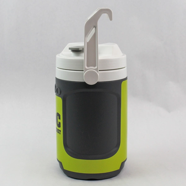 Igloo Dog Safety First Beverage Cooler Gray Neon Yellow Pre-Owned 10" Tall