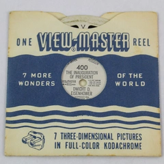 Vintage Sawyers ViewMaster Reel 400 The Inauguration of President Eisenhower