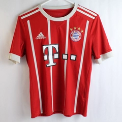 Bayern Munich Home Football Red Jersey 2017-18 Kid's Size Large
