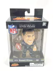 2019 Big Shot Ballers Russell Wilson Action Figure NFL Seahawks 5" Tall