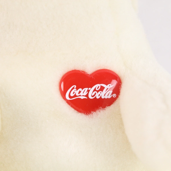 Vintage 1995 Coca Cola Plush Polar Bear With Coke Badge 7" Collectible