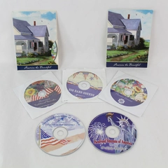 Lot of 7 Patriotic American 4th of July Music CDs U.S. Veterans