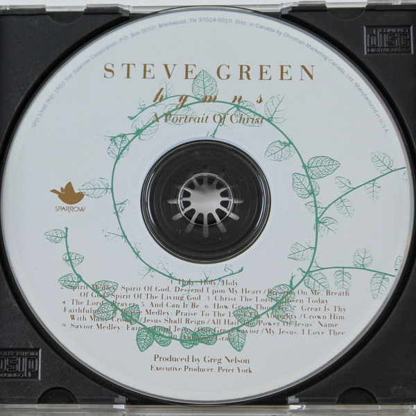 Hymns A Portrait of Christ Steve Green CD 1992 Good Condition Untested