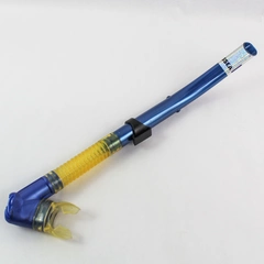 H2Oyssea Navy Blue Yellow Snorkel Mouthpiece for Snorkeling & Diving