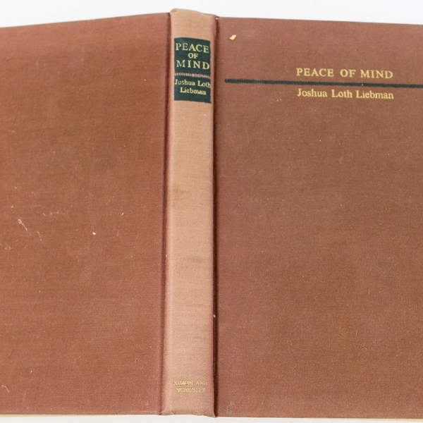 Peace of Mind Joshua Liebman HC 10th Printing 1946 Hardcover