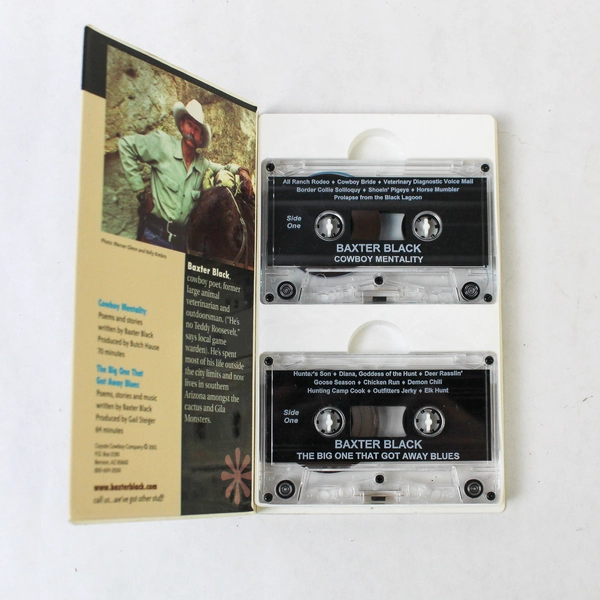 Cowboy Mentality Poems and Tall Tales by Baxter Black 2 Audio Cassette Pack