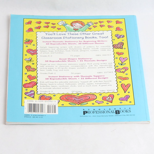Month-By-Month Thematic Stationery 50 Reproducible Sheets Grades K-2 PB