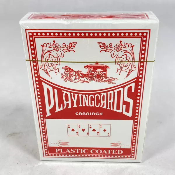 3 Decks Of Carriage Plastic Coated Playing Cards 2 Sealed