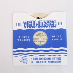 Vintage Sawyer's ViewMaster 890B Butterflies of North America Slide Reel