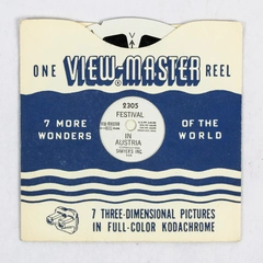 Vintage View-Master Reel 2305 Festival in Austria Wonders of the World