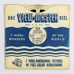 Vintage ViewMaster 524 Charros Costumes & Dances of Mexico Reel As-Is