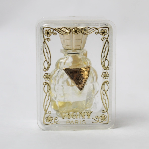 Vintage Vigny Heure Intime Miniature Perfume Bottle Paris France With Container
