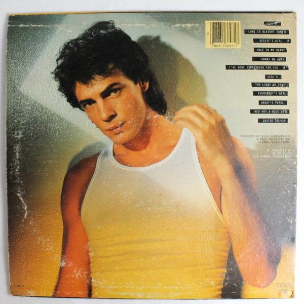 Rick Springfield Working Class Dog Vinyl Record By Rick Springfield 1981