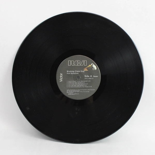 Rick Springfield Working Class Dog Vinyl Record By Rick Springfield 1981
