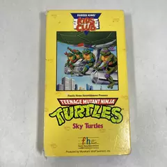 Teenage Mutant Ninja Turtles Sky Turtles VHS 1990 Kids Club TMNT