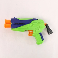 Buzz Bee Triple Barrel Duel Force Soft Dart Gun Toy Green Orange Blue Kids